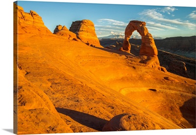 USA, Utah, Arches National Park, Landscape With Delicate Arch