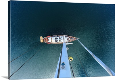 View from Odysseus, PR 90 foot sailing yacht, San Diego, CA, USA