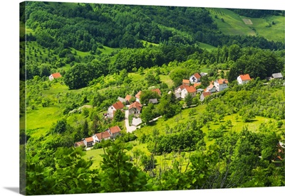 Village In The Mountain, Central Bosnia