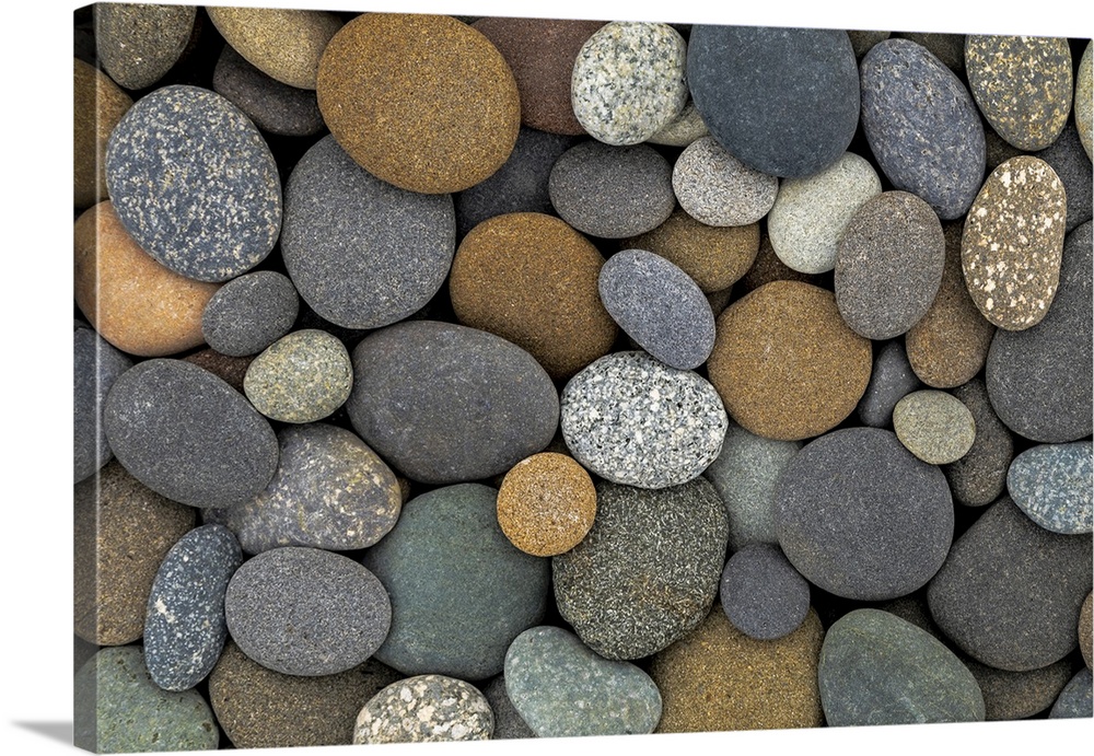 USA, Washington State, Olympic National Park. Close-up of beach rocks. Credit: Don Paulson
