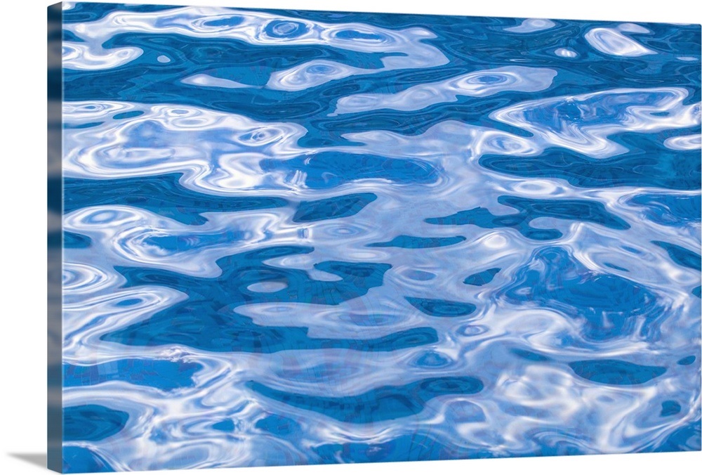 Water Ripples in Swimming Pool Wall Art, Canvas Prints, Framed Prints