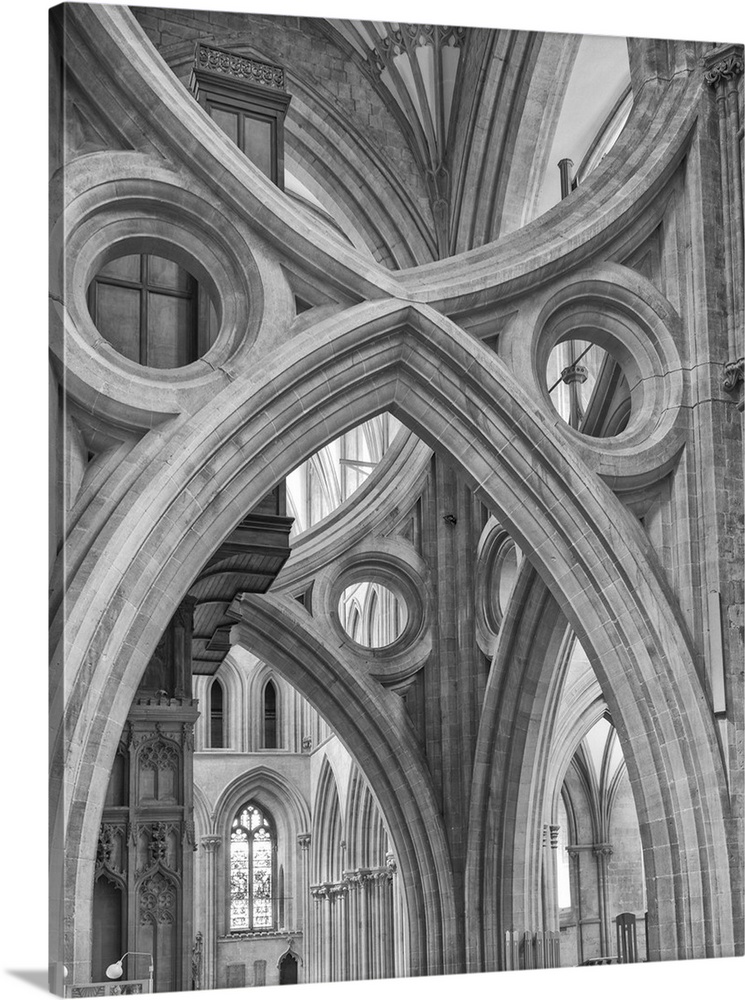 Wells Transept, Wells Cathedral, England.