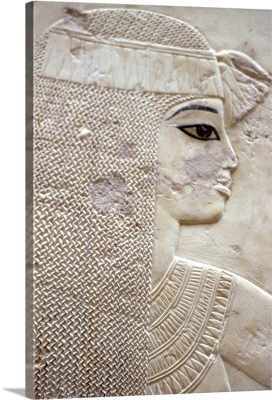 Wife of Ramose. Tomb of Ramose, Thebes. EGYPT. Wall Art, Canvas Prints ...