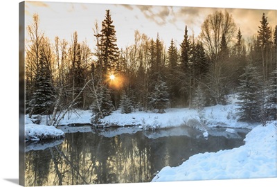 Winter Scenics Near Fairbanks, Alaska