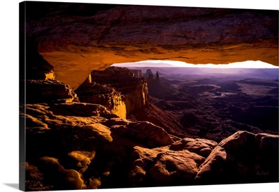 Famous Mesa Arch At Sunrise