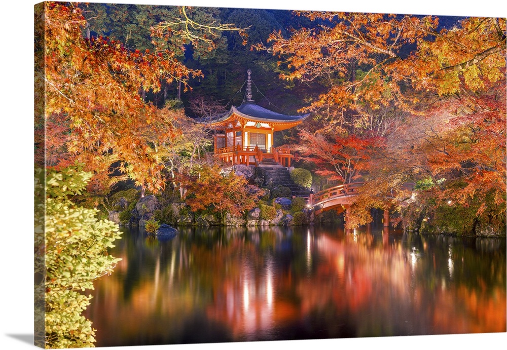 A Kyoto Temple In Autumn