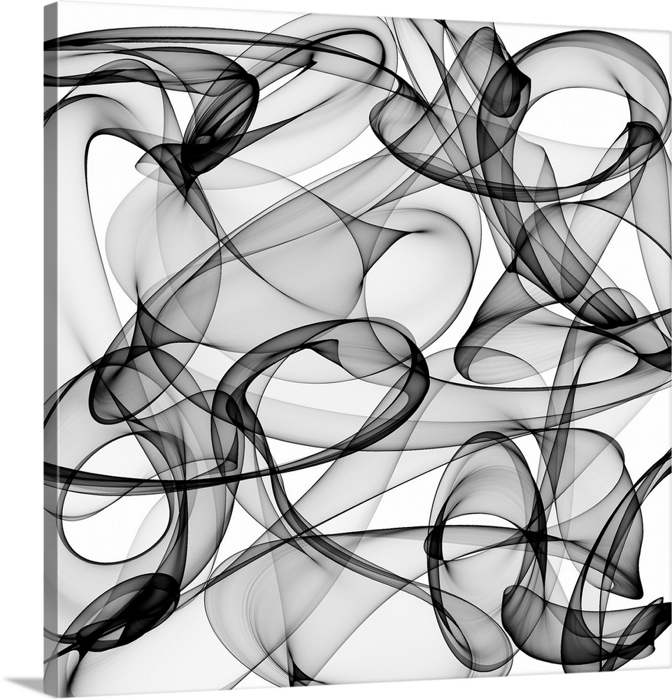 Generated black and white abstract pattern.