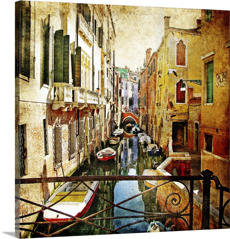 Amazing Venice - artwork in painting style.
