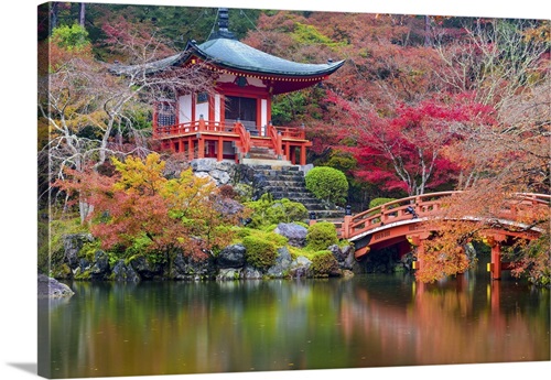 Autumn Temple In Japan Wall Art, Canvas Prints, Framed Prints, Wall ...