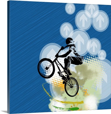 BMX Rider Illustration