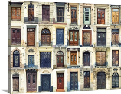 Collection Of Old Doors