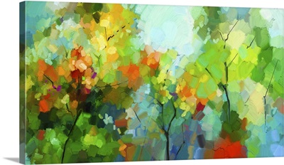 Colorful Abstract Forest