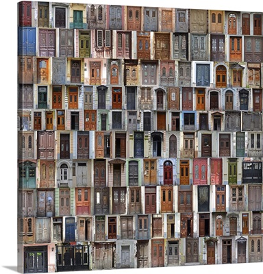 Composition Of Old Doors, Georgia