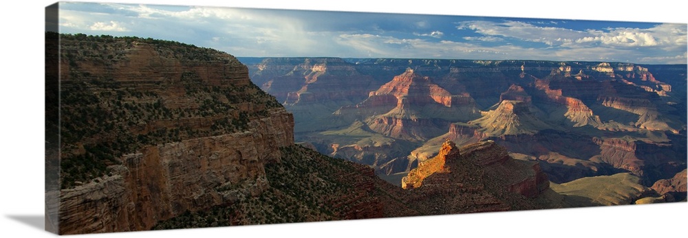 Rock formations in a canyon. Grand Canyon, Grand Canyon National Park, Arizona, USA.
