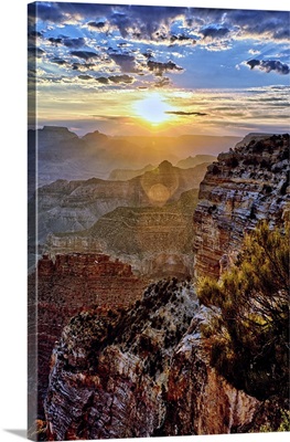Grand Canyon At Sunrise
