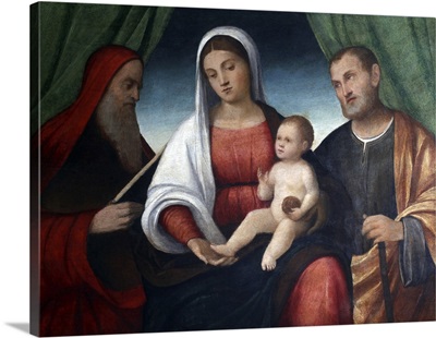 Holy Family With Saint Jerome