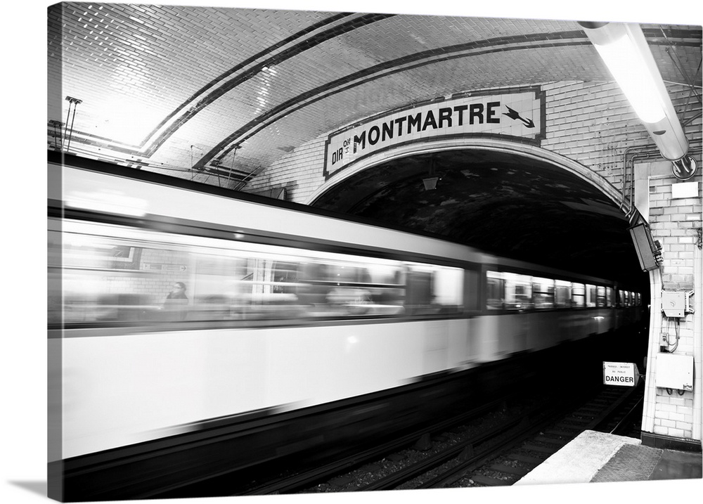 One of the oldest metro stations in Europe - Paris underground.