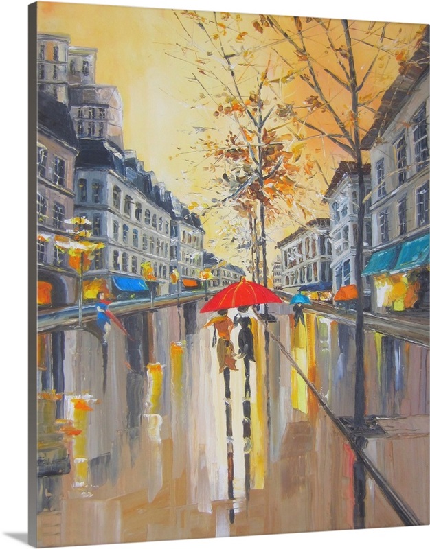 Rain In Boston | Great Big Canvas