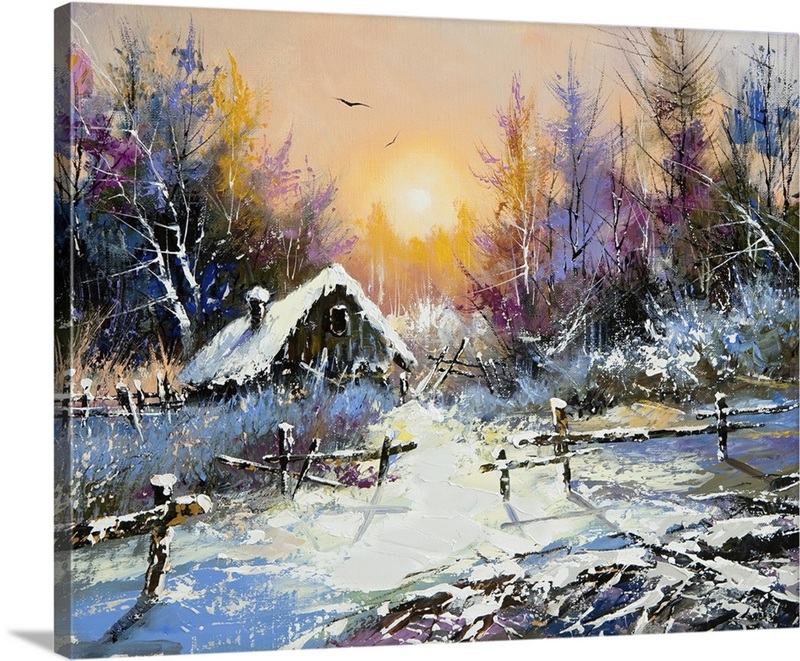 Rural Winter Landscape | Great Big Canvas