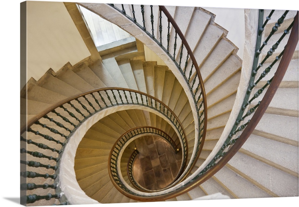 Prospect of spiral staircases.
