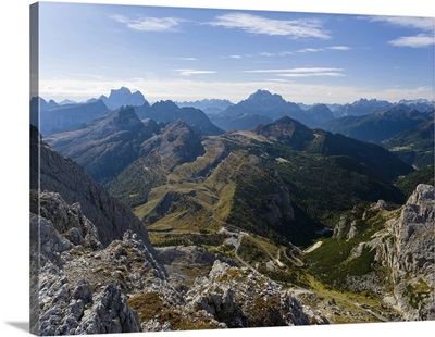 The Dolomites In The Veneto, Mount Pelmo And The Civetta