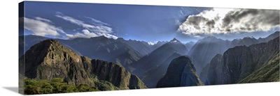 View Of Andes Mountain Range - Machu Picchu