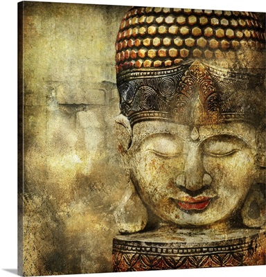 Vintage Buddha Face