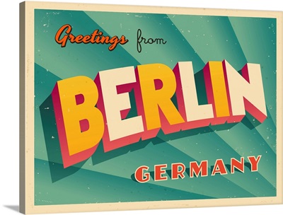 Vintage Touristic Greeting Card - Berlin