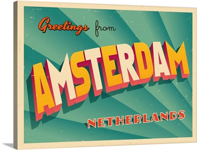 Vintage Touristic Greeting Card - Key West, Amsterdam
