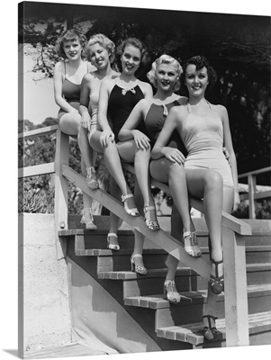 Women Posing In Bathing Suits