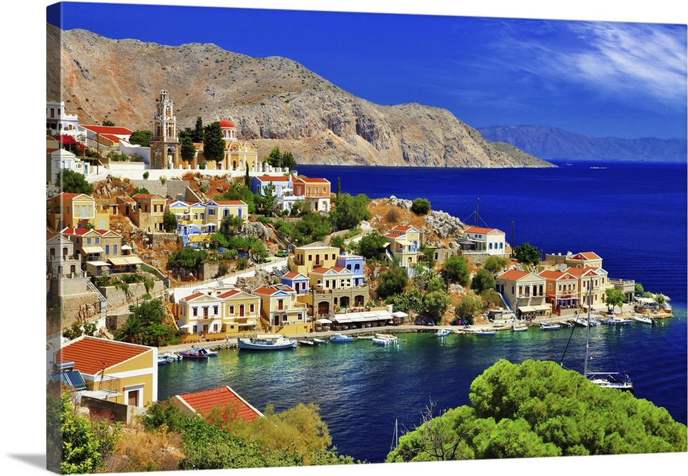 Pictorial Greek islands, Symi.