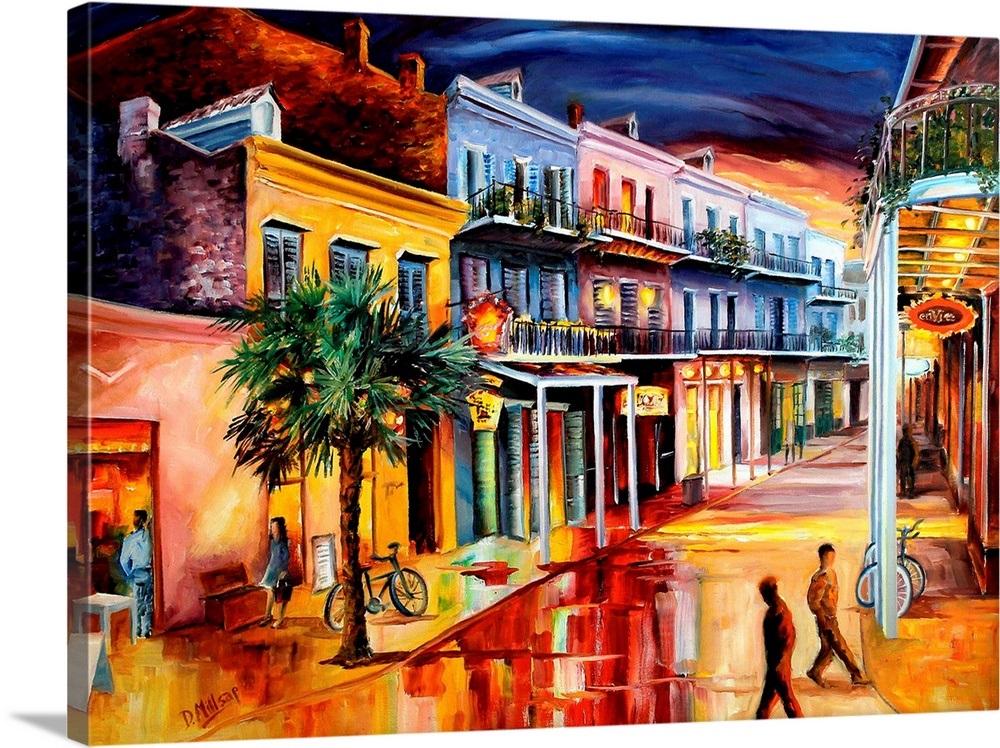 Decatur Street at Dusk Wall Art, Canvas Prints, Framed Prints, Wall ...