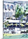 image thumbnail of One of the artist's favorite places to draw, Bryant Park always has an interesting view. People sit under umbrellas at the...