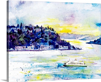 Elliott Bay Ferry - Seattle, Washington