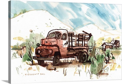 Old Truck In The Desert
