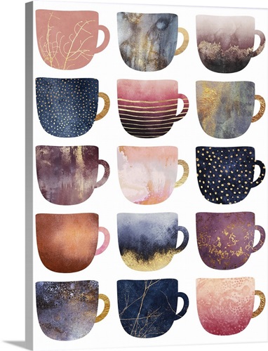 Pretty Coffee Cups 2 | Great Big Canvas