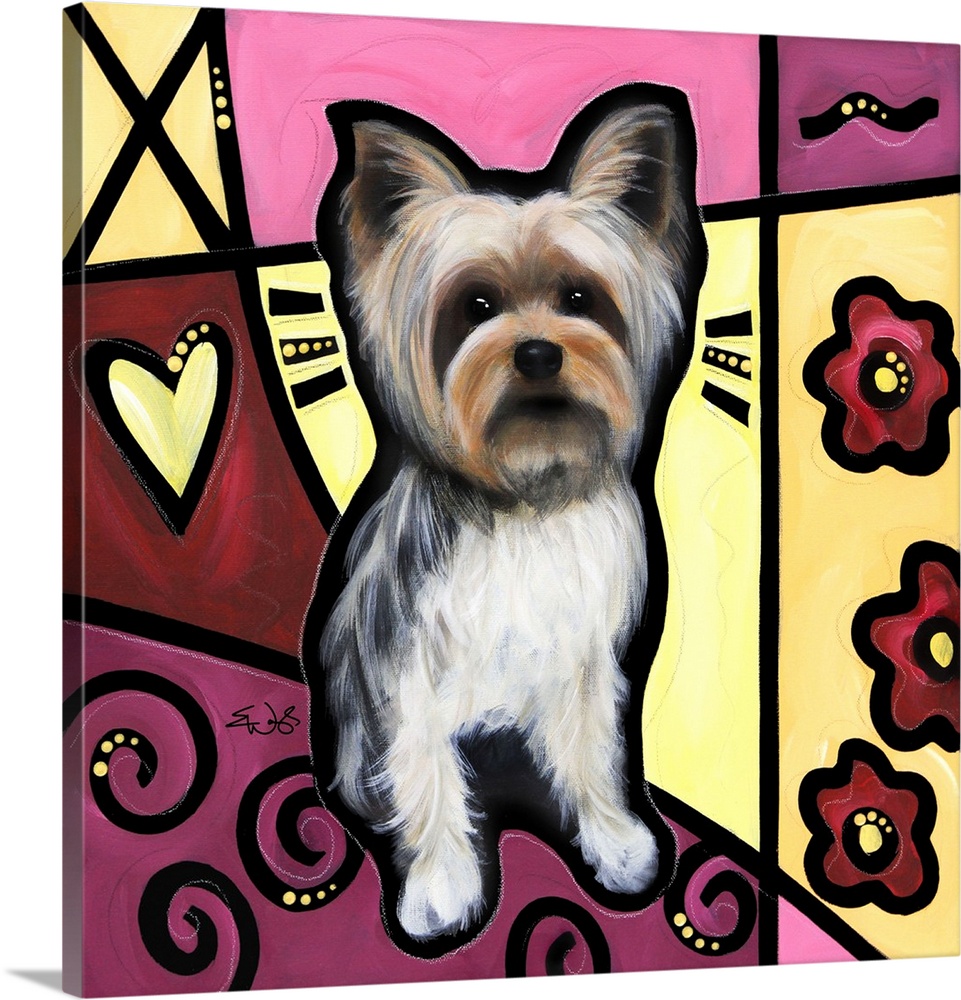 Yorkshire Terrier Pop Art