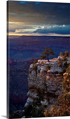 Arizona, Grand Canyon National Park, Sunset over the South Rim