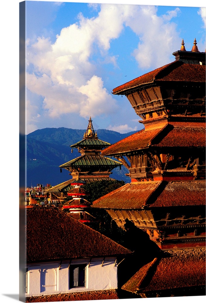 Nepal - Vall..e de Kathmandu - Kathmandu - Durbar Square - Tour de Basantapur