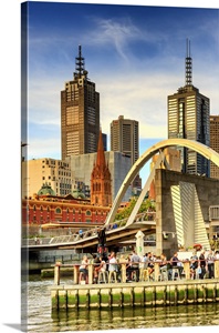 Australia, Victoria, Oceania, Melbourne, Bar on Yarra River image thumbnail