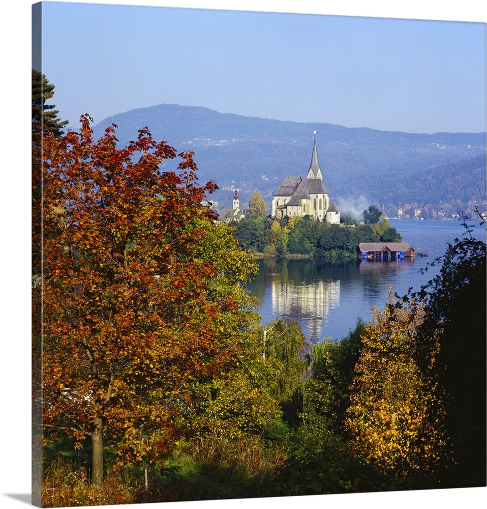 Austria, Carinthia, W..rthersee, Maria W..rth, Alps, Central Europe, Travel Destination, .