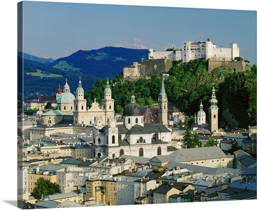 Austria, Salzburg, Hohensalzburg Fortress, Cathedral and Hohensalzburg castle