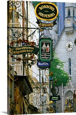 Austria, Salzburg, Typical signs