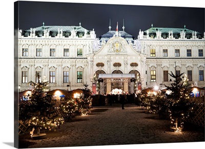 Austria, Vienna, Central Europe, Vienna, Belvedere Palace, Christmas market