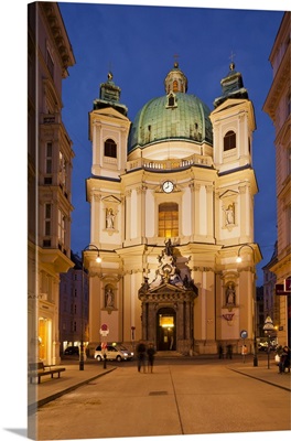 Austria, Vienna, Graben, St Peter's church, sera