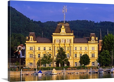 Austria, Vorarlberg, Bregenz, Central Europe, View of the Post Building