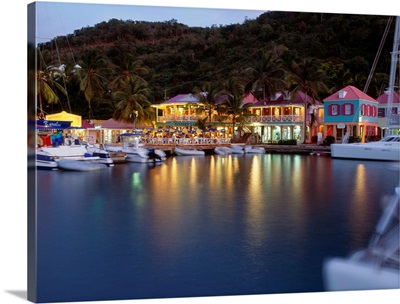 Bitish Virgin Islands, Tortola, West End, Soper's Hole wharf, Pusser's Landing