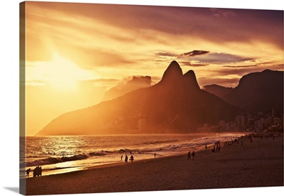 Brazil, Rio de Janeiro, Atlantic ocean, Rio de Janeiro, Ipanema beach