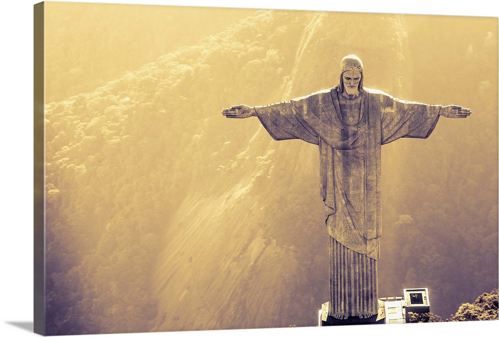 Brazil, Rio de Janeiro, Corcovado, Christ the Redeemer.