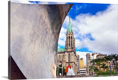 Brazil, Sao Paulo, Cathedral da Se, largest in South America